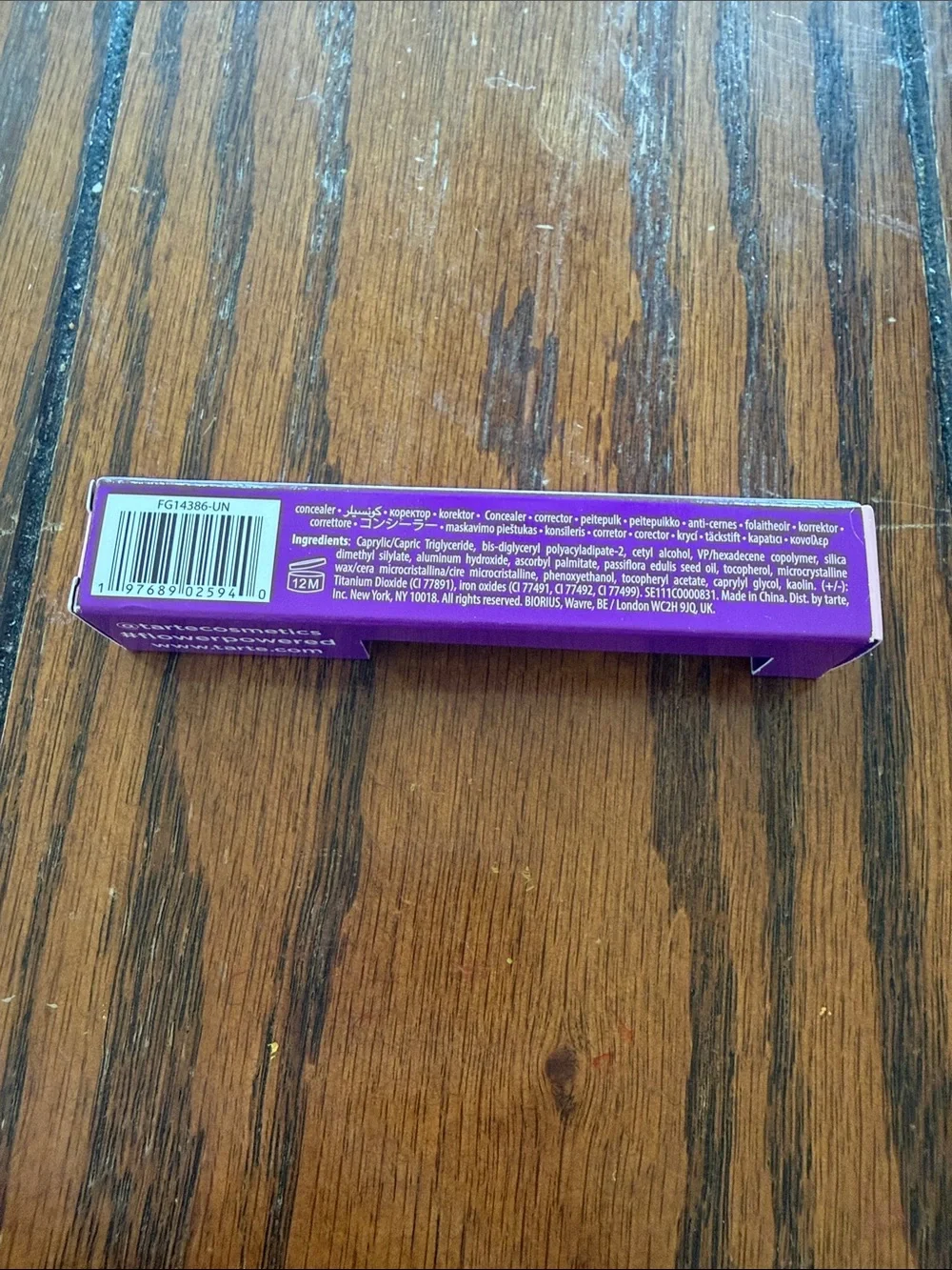 tarte Creaseless Concealer in 47S tan-deep sand